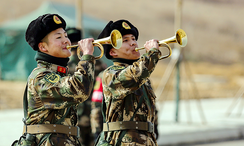 開訓！武警甘肅省總隊拉開新年度軍事訓練戰(zhàn)幕（組圖）