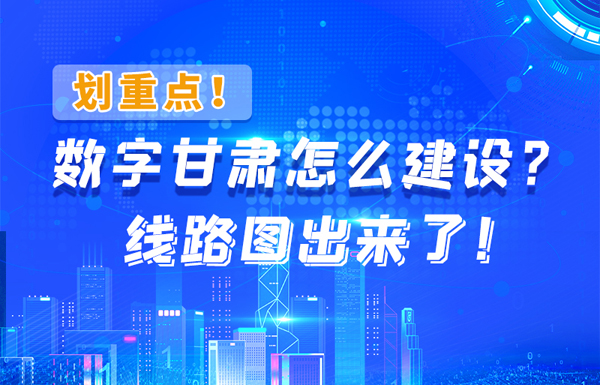 圖解|劃重點(diǎn)！數(shù)字甘肅怎么建設(shè)？線路圖出來了！