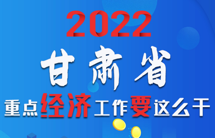 【甘快看·圖解】速覽！2022甘肅省重點經(jīng)濟(jì)工作要這么干！