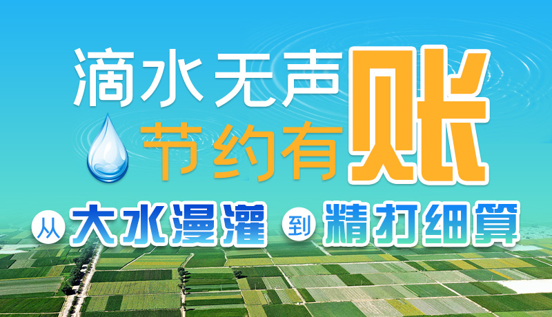 手繪|滴水無聲，節(jié)約有賬 ——從大水漫灌到“精打細(xì)算”