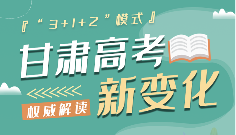 長(zhǎng)圖|甘肅2024年高考新變化：“3+1+2”模式提前了解！
