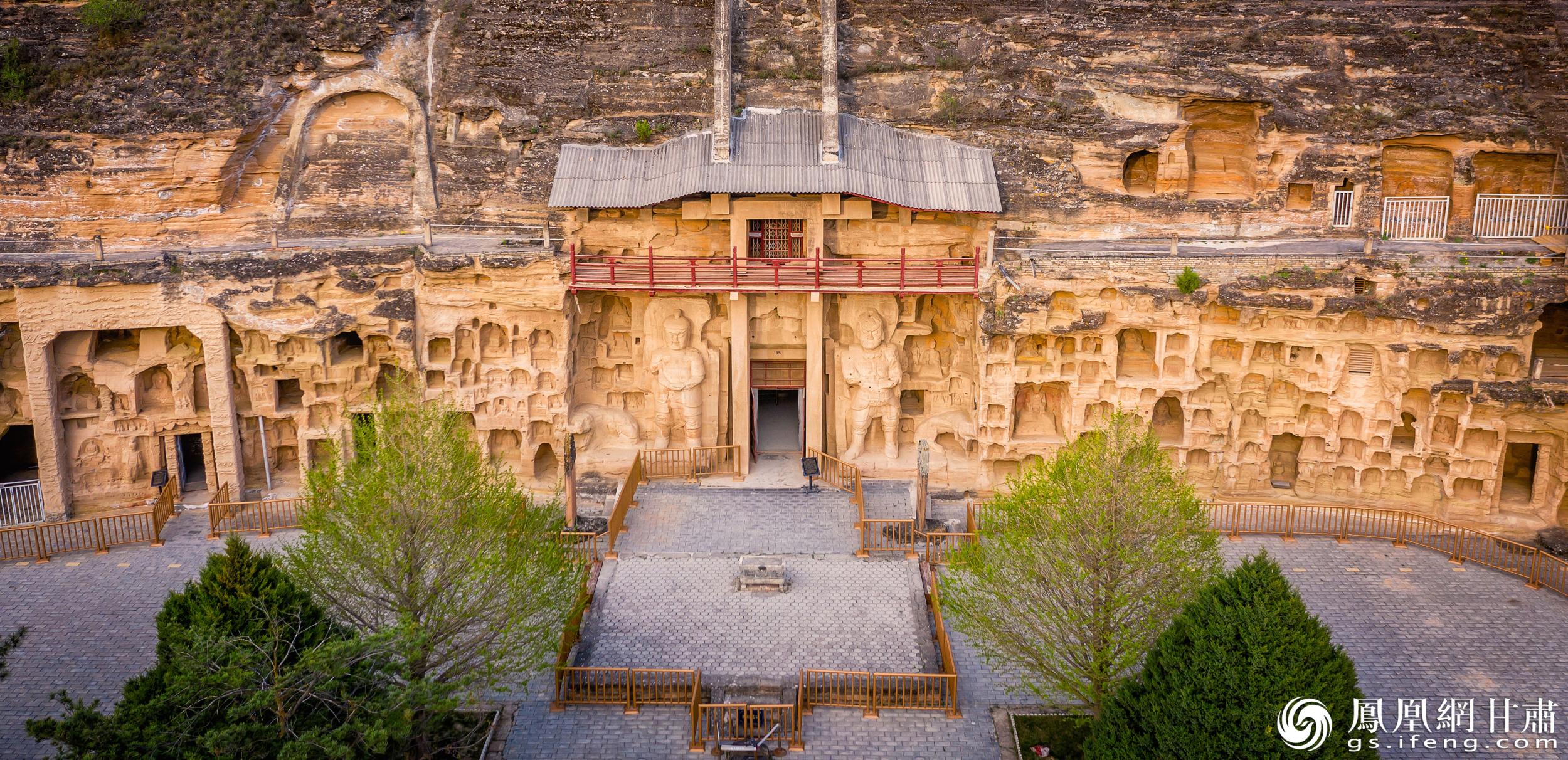 北石窟寺始建于北魏，經(jīng)多個(gè)朝代增修形成密集窟龕。北石窟寺文物保護(hù)研究所供圖