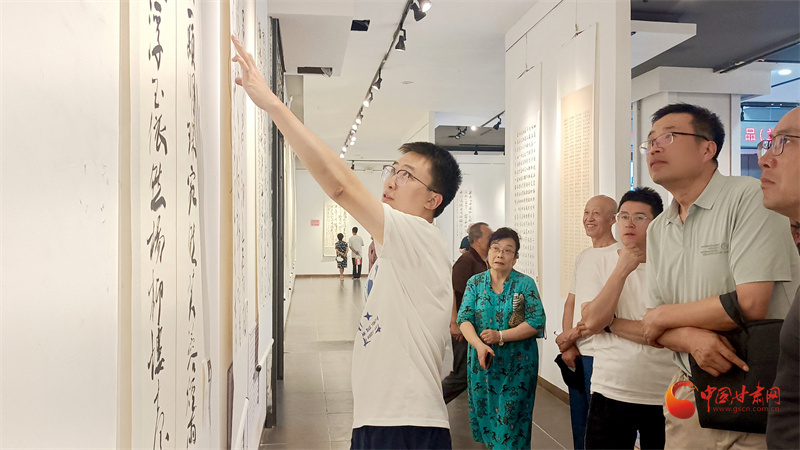江蘇無錫攜30位書法名家作品走進(jìn)蘭州 隴上勁吹“太湖風(fēng)”